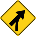 W4 series Lanes and merges-Merge right (entering roadway)