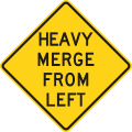 W4 series Lanes and merges-Heavy merge from left