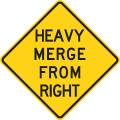 W4 series Lanes and merges-Heavy merge from right