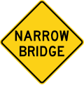 W5 series Road width restrictions-Narrow bridge