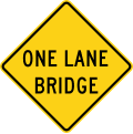 W5 series Road width restrictions-One lane bridge