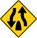 W6 series Divided highway-Divided highway ends