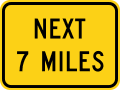 W7 series Hills-Next (distance) miles ahead