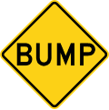 W8 series Pavement and roadway conditions-Bump