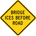 W8 series Pavement and roadway conditions-Bridge ices before road