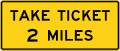W9 series Lane transitions-Take Ticket (distance)
